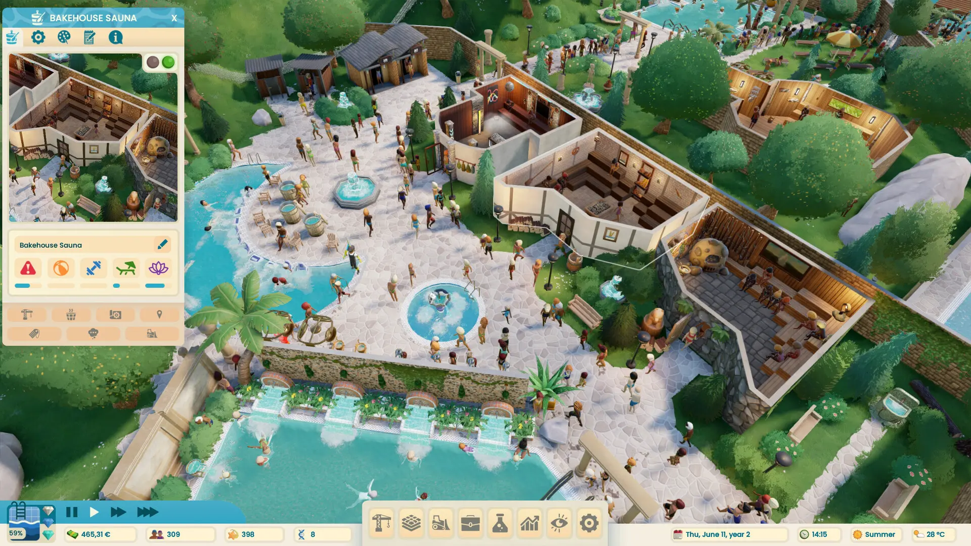 水上乐园大亨/Aquapark Tycoon 游戏截图