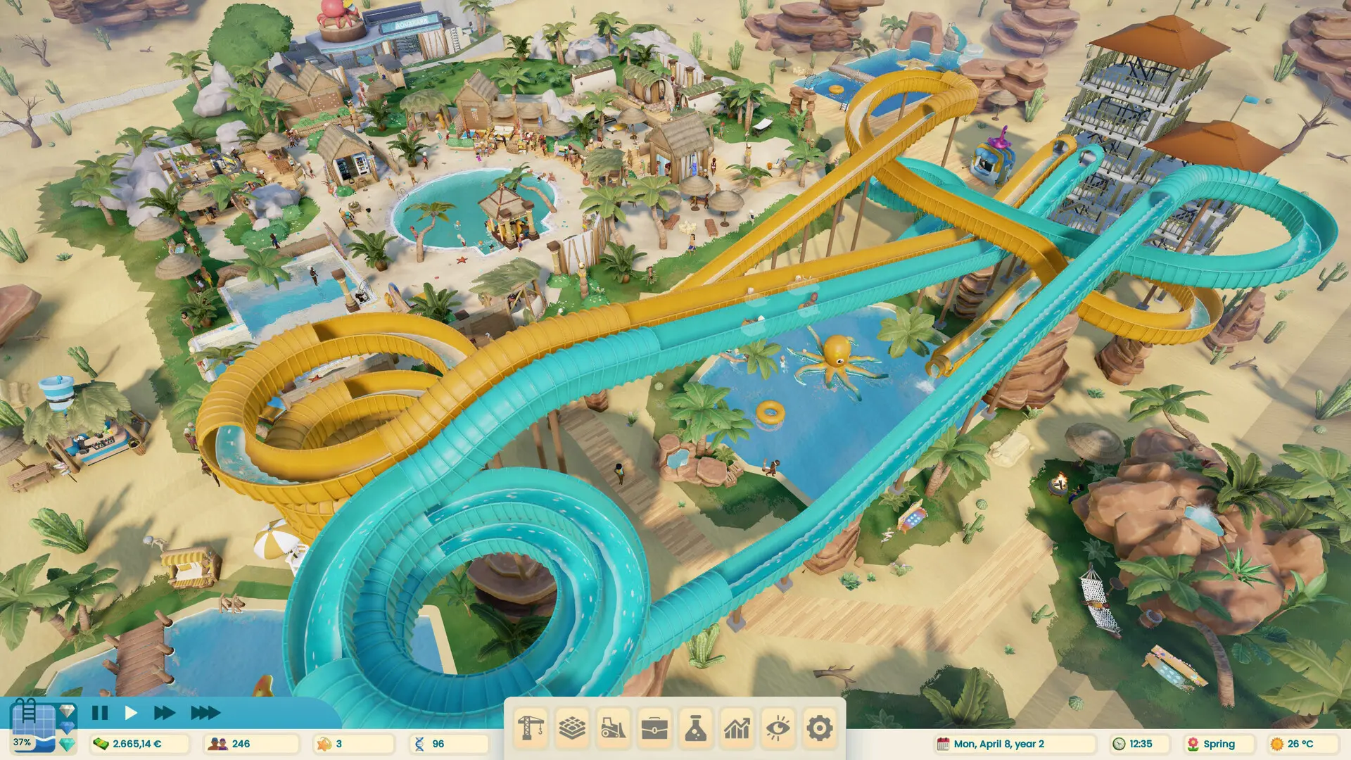 水上乐园大亨/Aquapark Tycoon 游戏截图
