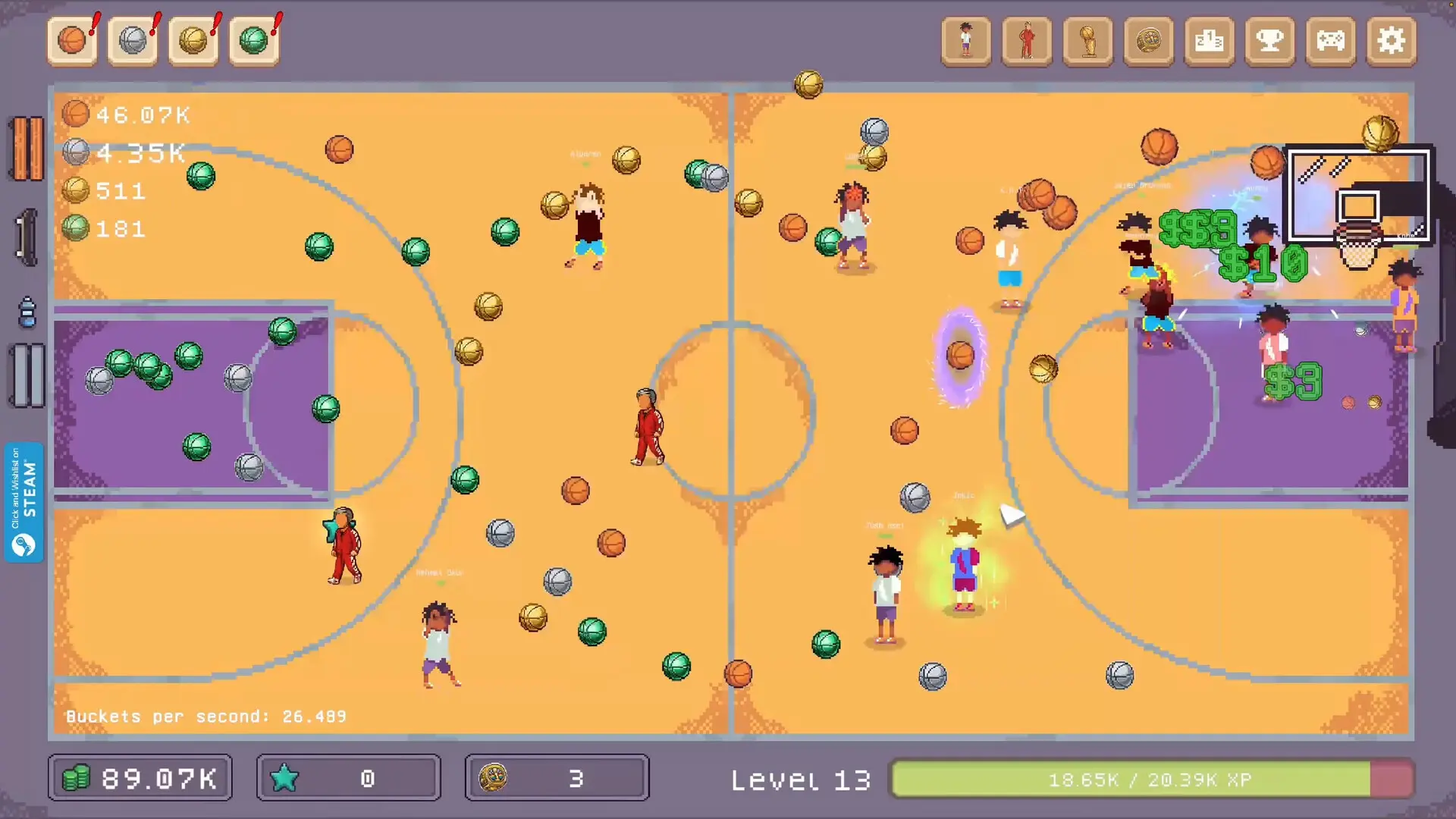 篮球点点点/Swish Ball Clicker 游戏截图