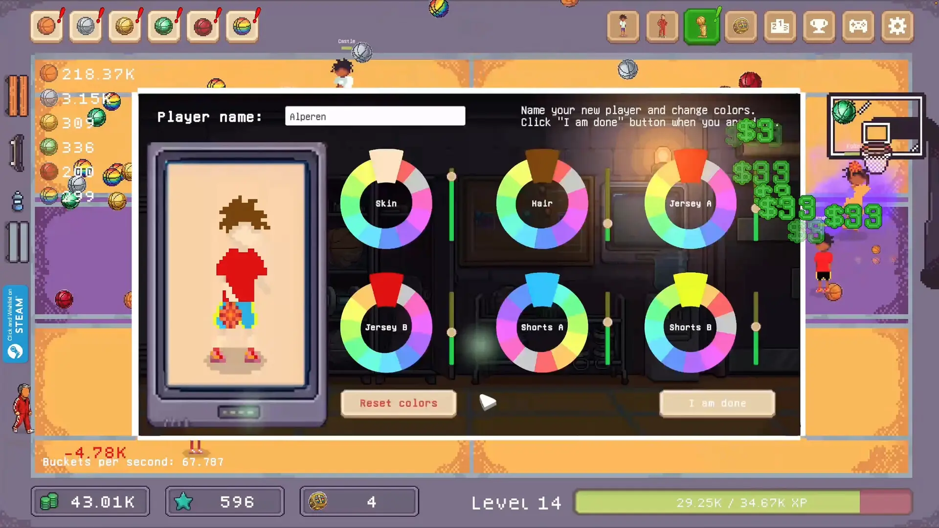 篮球点点点/Swish Ball Clicker 游戏截图