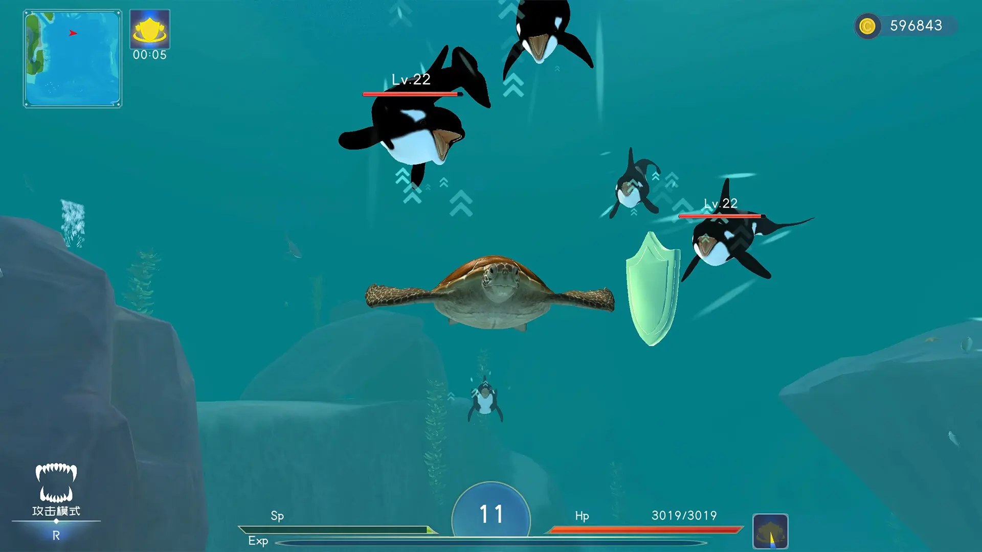 深蓝：吞噬进化/Deep Blue: Devour and Evolve 游戏截图