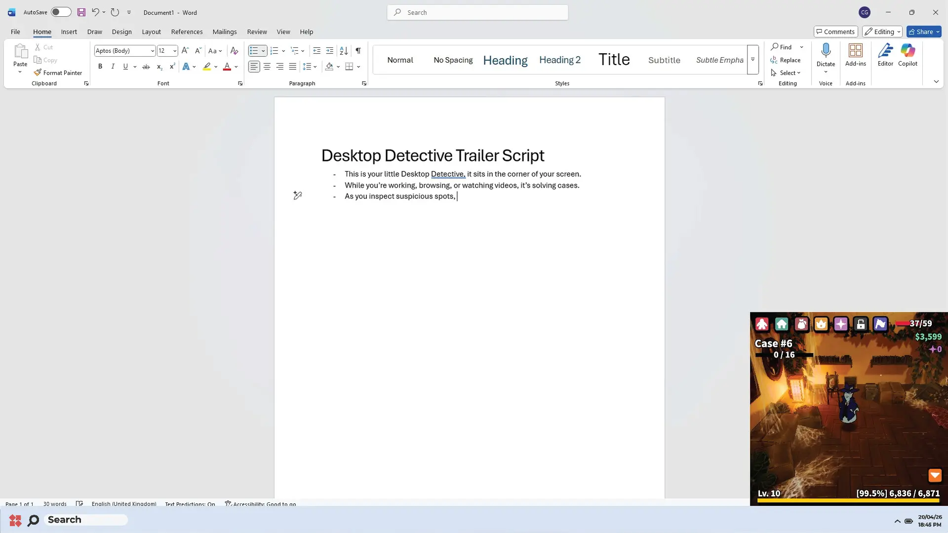 桌面侦探/Desktop Detective 游戏截图