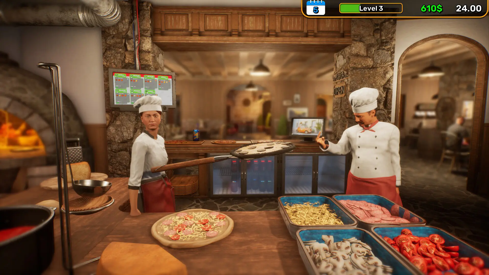 披萨屋模拟器/Pizza House Simulator 游戏截图