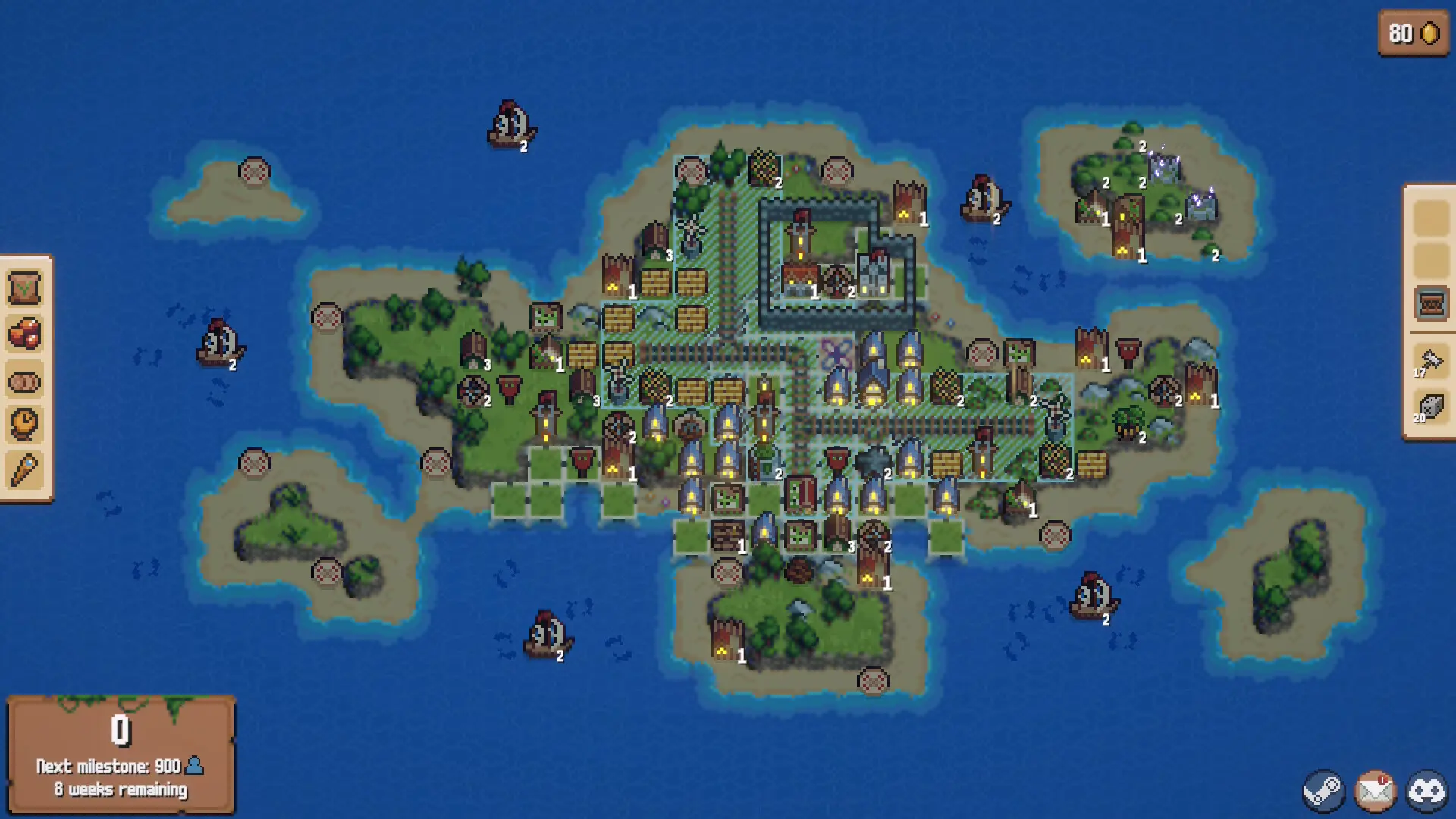 连锁城邦: 类Rogue城市营造游戏/Combolands: Roguelike Citybuilder 游戏截图