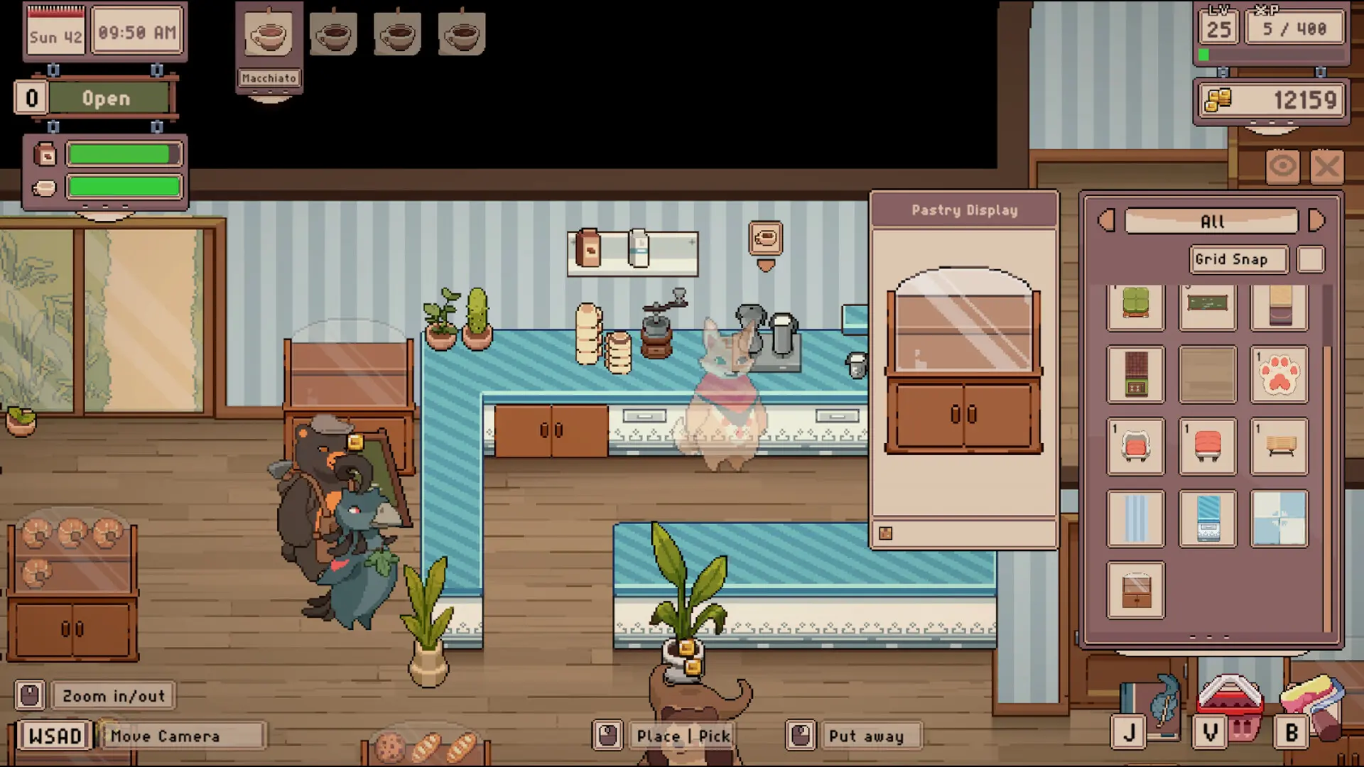 Tailside：治愈咖啡馆/Tailside: Cozy Cafe Sim 游戏截图