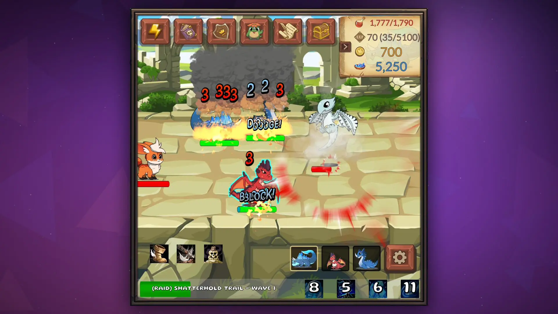 迷你兽:放置战术/Minimon: Tiny Idle Tactics 游戏截图