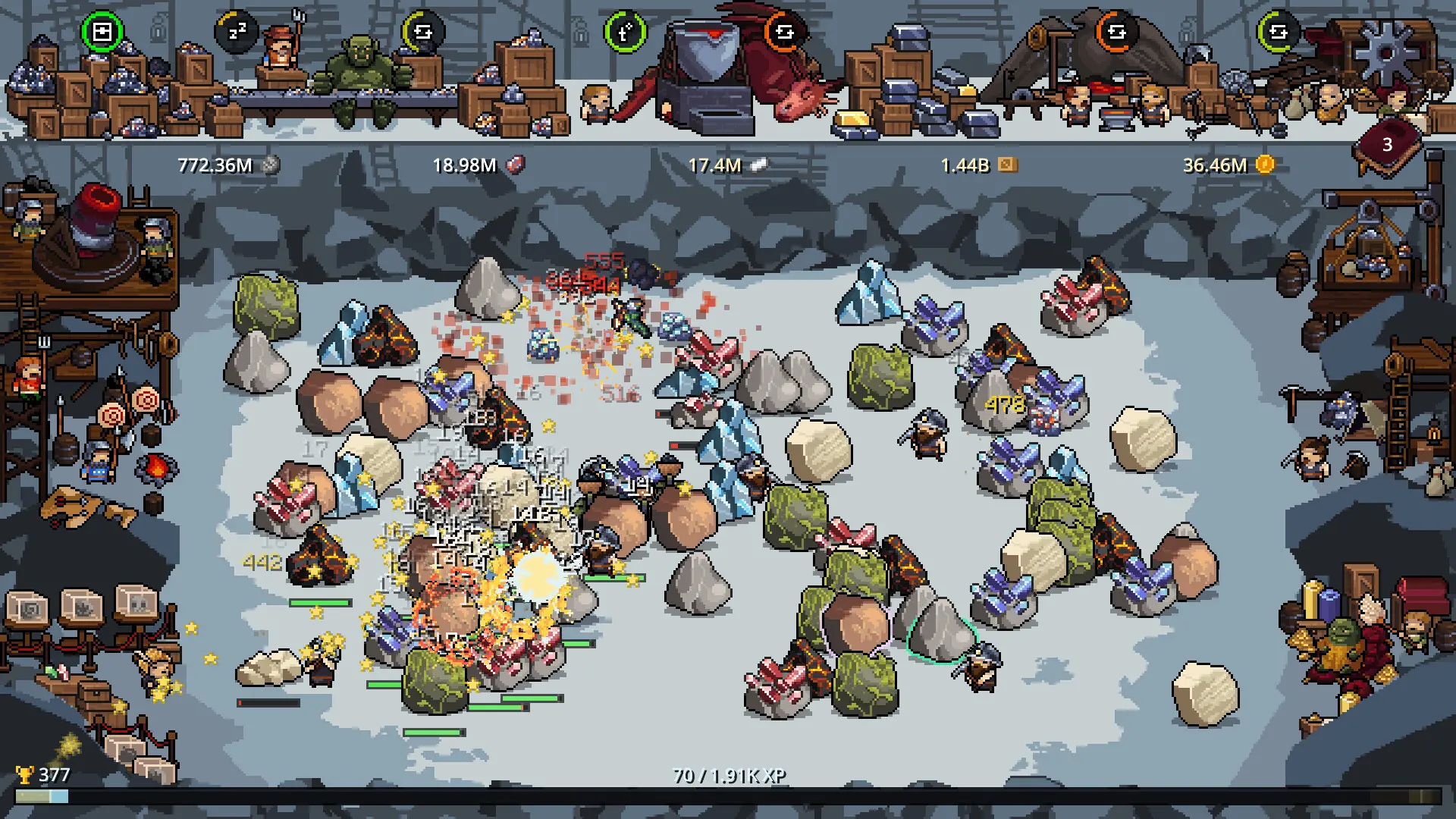 幻想矿工:深渊挂机/Fantasy Miner: Idle Depths 游戏截图
