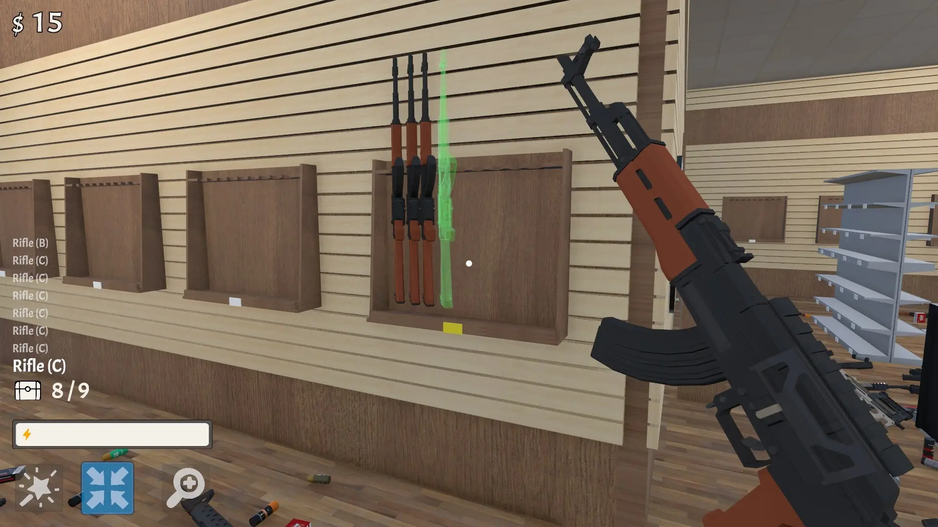 枪械店整理/Gun Shop: Tidy Up 游戏截图