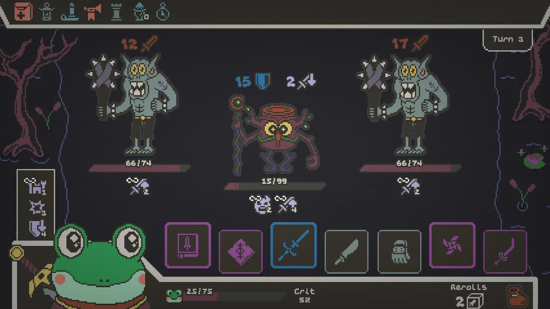 呱呱的骰子冒险/Ribbit Rogue 游戏截图