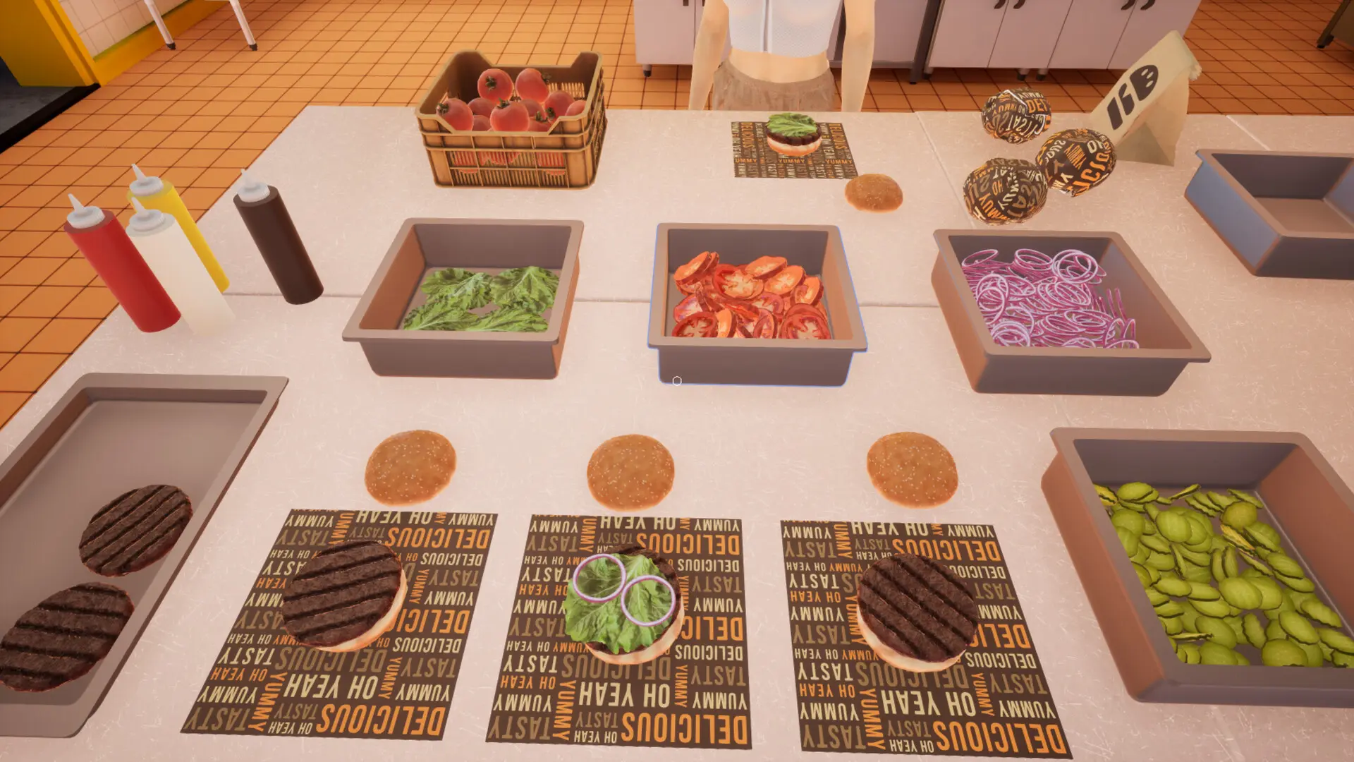 汉堡轮班:团队冲刺/Burger Shift: Team Rush 游戏截图