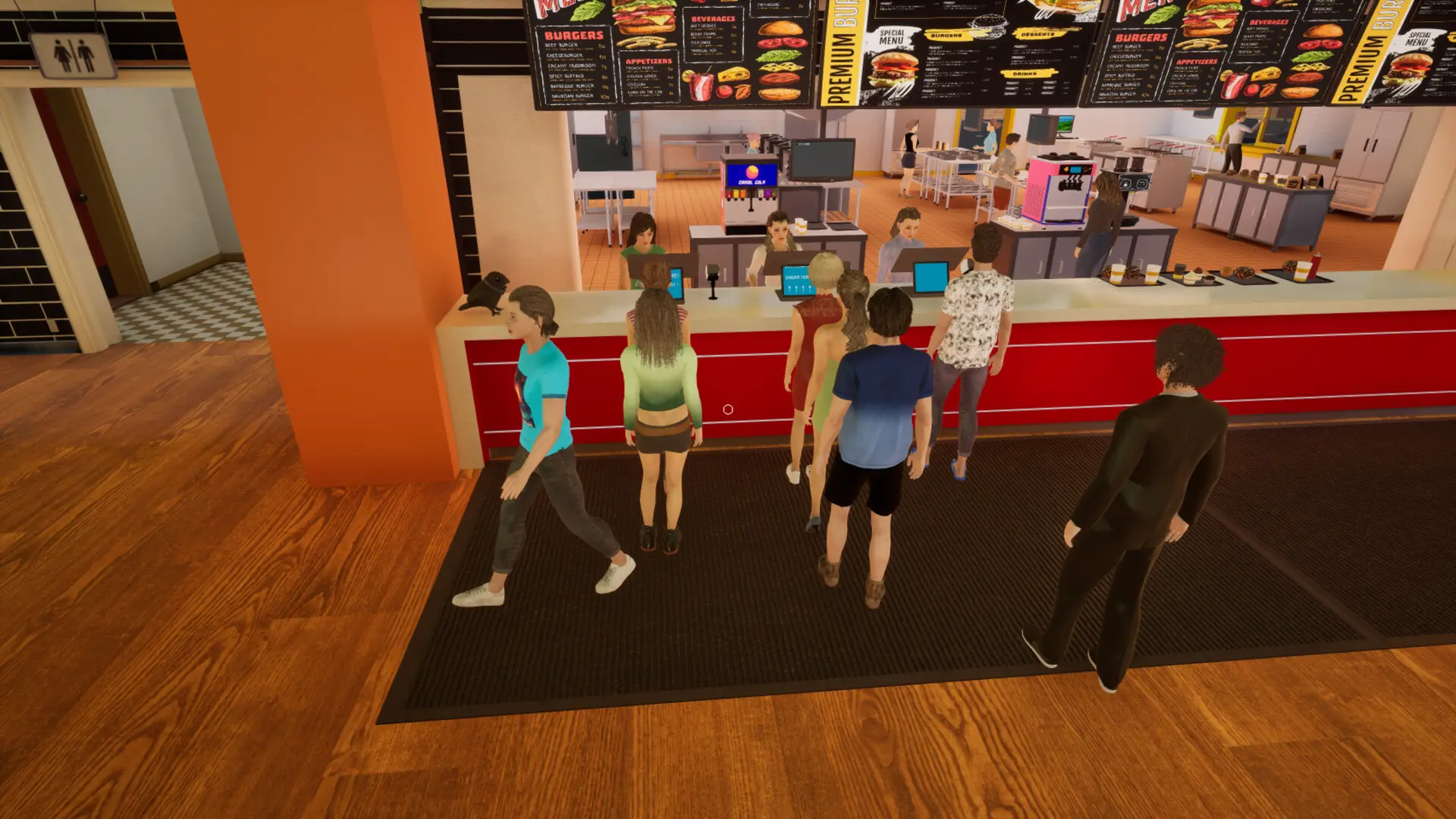 汉堡轮班:团队冲刺/Burger Shift: Team Rush 游戏截图