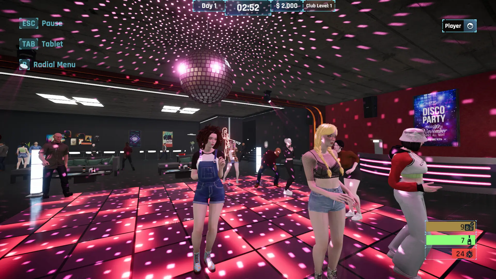夜店模拟器：派对之王/Night Club Simulator: Party King 游戏截图